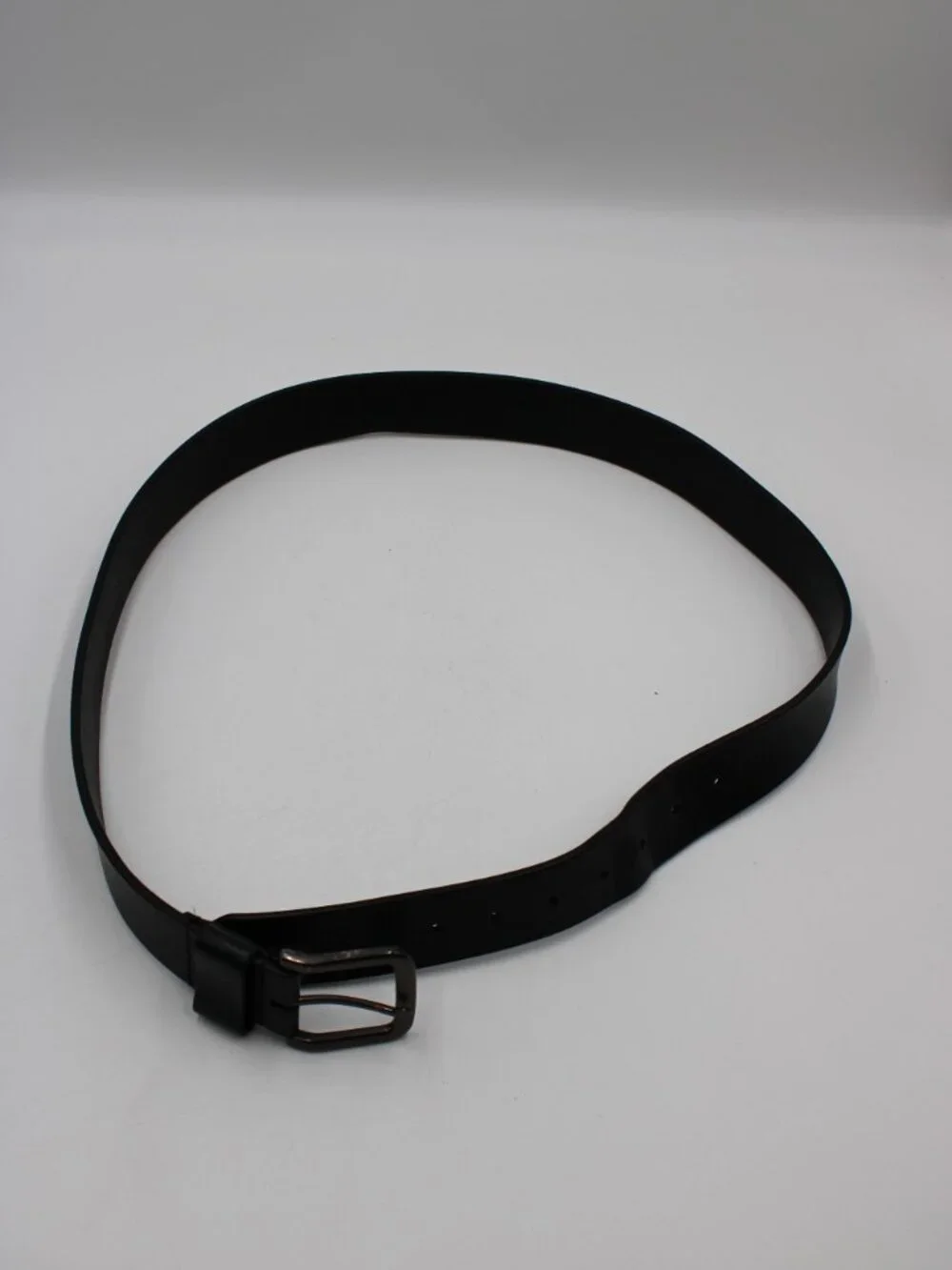 Genuine Leather Belt Black Size Large (38-40) Casual Dress Work 1.5
